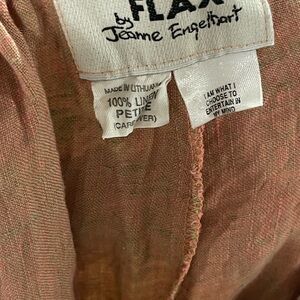 Flax Rose Linen Trousers